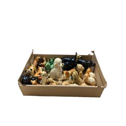 Large quantity of Sylvac animals, including a model of a rabbit, marked 6853, various rabbits, dogs, cats and other animals, contents of one box