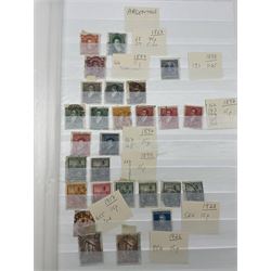 World stamps, including Argentina, Bolivia, Brazil, British Guiana, Chile, Colombia, Peru, Uruguay, Costa Rica etc, housed in a stockbook