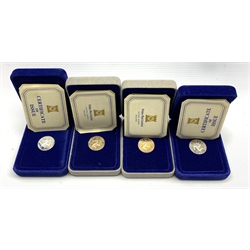 Queen Elizabeth II Isle of Man of man coinage including cased commemorative crowns, three 1980 'Isle of Man Decimal Coins' sets in grey folders of issue, 2006 'Decimal coin collection' in card folder, various cased one pound coins etc