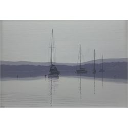 James Miller (British 1962-): 'Evening - Ambleside', oil on board signed, titled verso 29cm x 39cm