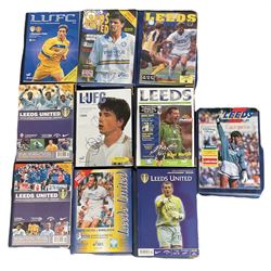 Leeds United football club - over three-hundred home game programmes including, 1997/98, 2017/18, 2021/22 etc