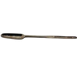 George I silver marrow scoop engraved with the initial 'W'  L21cm London 1720 Maker Samuel Hitchcock, 1.9oz