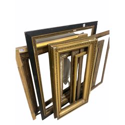 Collection of 19th century and later picture frames
