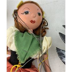Pelham puppets to include Mother Dragon, Pinocchio, Junior Jumpette Boy and Gypsy Girl (4)