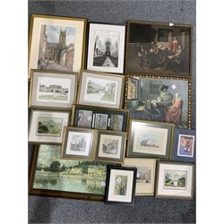 Large collection prints and originals with York interest (15)