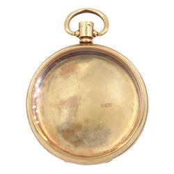 Early 20th century 9ct gold pocket watch case by Eclipse Watch Company, Birmingham 1927