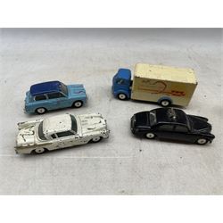 Corgi Toys diecast model vehicles, numbers: 209, 211M, 216 and 454 (play worn) (4) 