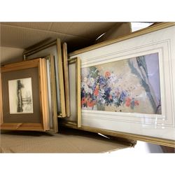 Large collection of watercolours and prints (16)