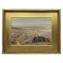 James Chalmers Park (British 1858-1938): Shooting on the Moors, watercolour signed 17cm x 24cm 