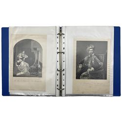 Albert Henry Payne (British 1812-1902)'The Dresden Gallery', collection of approx. 35 engravings after various Great Master artists such as Rubens, Berchem, Bol, Canaletto, Carlo Dolce, Van Dyk etc. pub. c1844, in one ring-binder