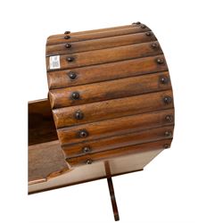 20th century mahogany crib L90cm