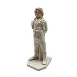Royal Worcester porcelain figure of an Irishman modelled by James Hadley no. 835 H17.5cm 