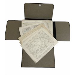 Large collection Ordnance Survey maps of Yorkshire, six inches to one statute mile 1900-1940 (approx. 120)