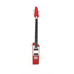 La Baye 2 by 4 electric guitar in red finish, with hard case 