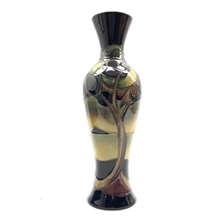  Moorcroft Western Isles pattern vase, designed by Sian Leeper, H31cm   