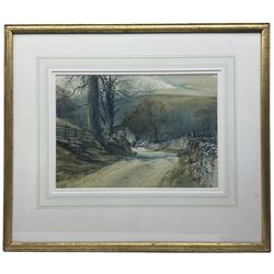 Arthur Reginald Smith (British 1872-1934): 'The Winding Road - Wharfedale', watercolour signed 27cm x 39cm
Provenance: with Heather Newman Gallery/Newman Fine Art