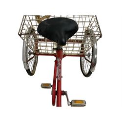 Pashley - vintage tricycle with back storage basket and brakes