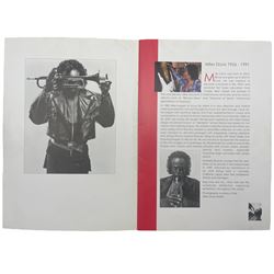Miles Davis (American 1926-1991): 'White and Naked', acrylic on canvas signed 153cm x 92cm
Notes: One of the most influential and prolific jazz musicians of the 20th century, Miles Davis was also an established visual artist: “He said music is a painting you can hear and a painting is music that you can see.” – Robert Irving III, former musical director of Miles Davis’s band. This particular painting 'White and Naked' is featured in the book 'The Art of Miles Davis' by Scott Gutterman (deputy director of the Neue Galerie New York), as well as various exhibition booklets. This is also an excellent example of his typical style, being influenced by Kandinsky, Basquiat, Picasso and African tribal art. The exploration of human figures and faces also featured a great deal in his paintings, such as this work.