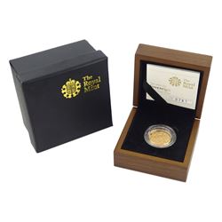 Queen Elizabeth II 2010 gold proof full sovereign coin, cased with certificate 