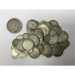Approximately 380 grams of Great British pre 1947 silver coins including King George V 1935 crown 