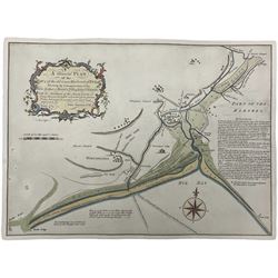 Collection of 18th and 19th century engraved maps of Wiltshire, Gloucester, Essex and Shropshire including John Smeaton (British 1724-1792): 'A General Plan of the Bay and of the old and new Harbours of Rye', very rare 18th century engraved map with hand-colouring pub. 1763; and others by Charles Smith, Thomas Badeslade, Thomas Osborne,  Thomas Moule, John Cary, John Emslie, Robert Dawson etc. (14) 