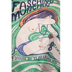 Venedey 'Fasching in München' Poster (1971) 84cm x 60cm