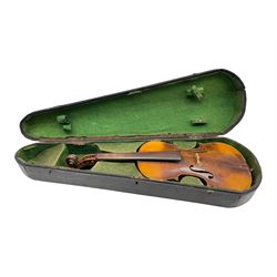 Vintage violin in wooden carrycase 