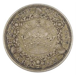 King George V 1927 wreath crown coin 
