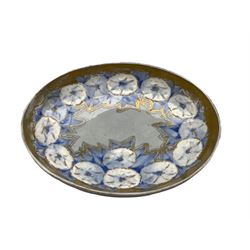 Late 19th century oval porcelain dish by Ernst Wahliss L26cm