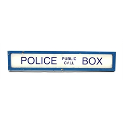 Police Public Call Box sign, L83cm