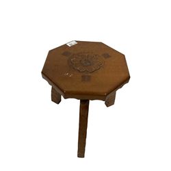 Woodpecker Yorkshire rose oak stool 