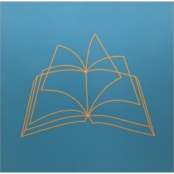 Michael Craig-Martin (Irish 1941-): 'Turning Pages', limited edition giclée print signed and numbered 23/40 in pencil verso, pub. 2016, 50cm x 50cm