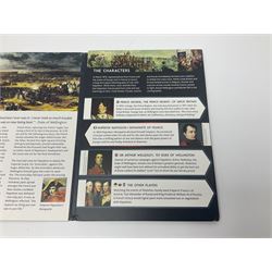 The Battle of Waterloo 1815 2015 commemorative coin collection including 14ct gold coin, housed in the information card folder 