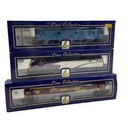 Three Lima Collection '00' gauge locomotives, L204679 Class 66001 EWS, L204614 Class 31D5578 and 2042727A8 Class 47817, boxed (3)