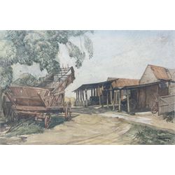 Alan Waddington Bellis (British 1883-1960): Summer on the Farm, watercolour signed and dated 1926, 22cm x 32cm 