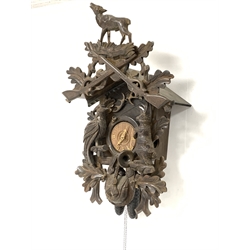 20th century German Black Forest style cuckoo clock with twin train movement