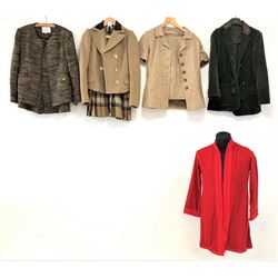 Ladies clothing to include Ralph Lauren cord jacket (size 10), Ralph Lauren wool jacket (size 6) and matched skirt, House of Bruar jacket and skirt (size 10) etc 