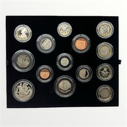 The Royal Mint 2018 United Kingdom premium proof coin set, housed in the original display box and outer card box, with certificate and booklet