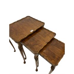 Utility Furniture - 20th century nest of three tables 