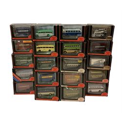 Thirty Exclusive First Editions 1:76 scale diecast buses and coaches, boxed (30)