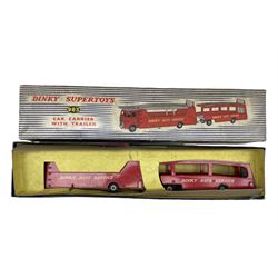 Dinky Supertoys 983 Car Carrier with Trailer, boxed (play worn) 