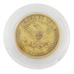 United States of America 1902 gold five dollars coin