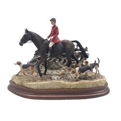 Border Fine Arts limited edition model 'Boxing Day Meet' by Anne Wall, no. 791/950 model no. B0876 with certificate and box