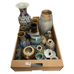 Studio pottery and other pottery, including Scottish examples, etc in one box