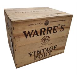 Warre's 1983 vintage port, 75cl, twelve bottles, in original wooden crate