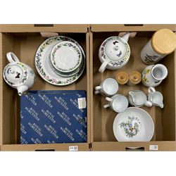 Royal Worcester 'Worcester Herbs' pattern tea set plus additional matching items (34)