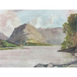 John Arthur Dees (Northern British 1875-1959): 'Buttermere Lake District - Lake/Mountain Scene', watercolour signed, titled verso 25cm x 35cm
Provenance: from family of artist