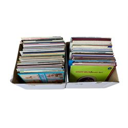 Quantity of records, mainly Jazz and Swing, including Frank Sinatra, Tom Jones, Ella Fitzgerald, Nina Simone etc two boxes