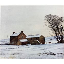 After Peter Brook (British 1927-2009): 'Penning Valley' limited edition signed print of a winter landscape 22/200, together with set two more Peter Brook prints, max 42cm x 51cm (3)
