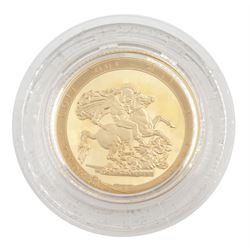 Queen Elizabeth II 2017 gold proof piedfort sovereign coin, cased with certificate 